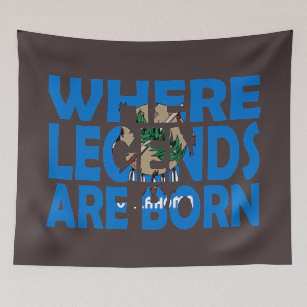 Item preview, Oklahoma Flag - Where Legends Are Born designed and sold by Quotes-I-Wear.