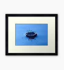 Blue Crown Framed Print