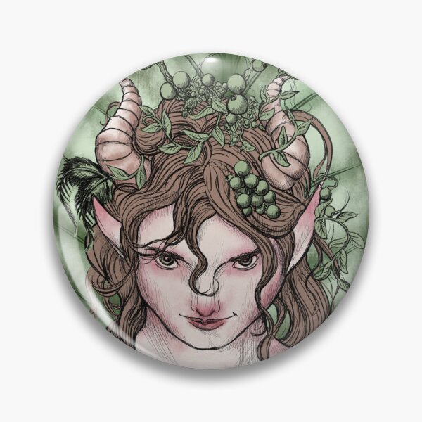 Item preview, Horned Girl of Ferny Creek designed and sold by mrs-amy-pattie.