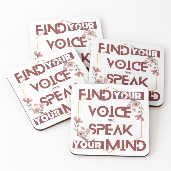 Item preview, Empowered Women Quote- Find your Voice and Speak Your Mind designed and sold by AshStylz.