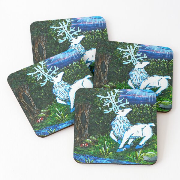 Item preview, Dark Forest With White Stag designed and sold by jessicaksch.