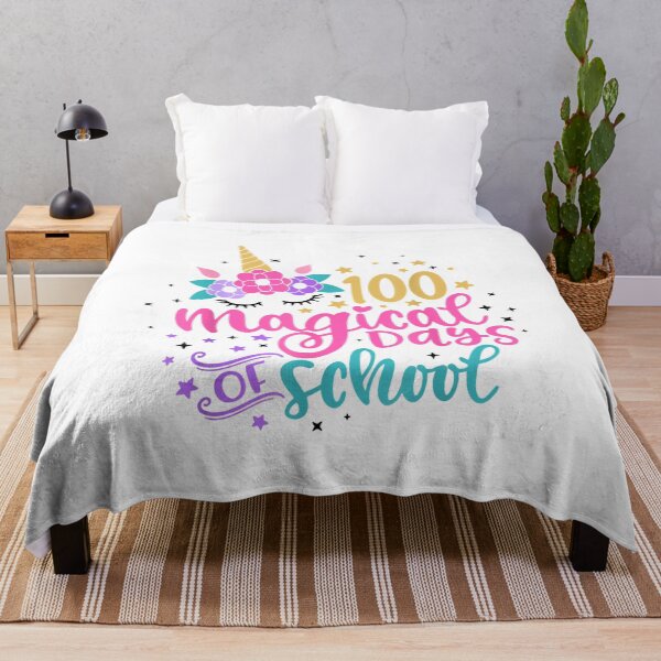 Item preview, 100 Magical Days of School Unicorn Teacher designed and sold by richardmatthew.