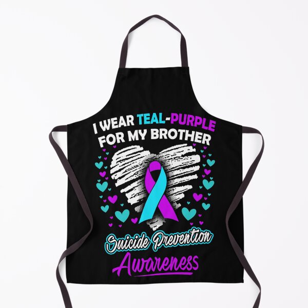 Item preview, I Wear Teal And Purple For My Brother Suicide Prevention Awareness designed and sold by Tammyilaria.