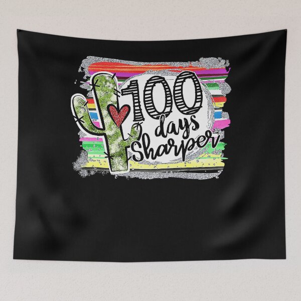 Item preview, 100 Days Sharper Cactus Teacher Happy 100th Day Of School  designed and sold by SamirBeydoun.