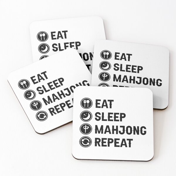 Item preview, Eat Sleep Mahjong Repeat  designed and sold by allysmar.