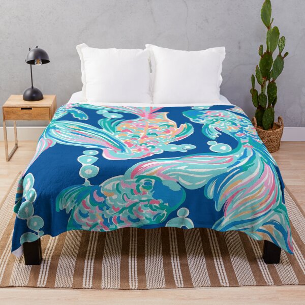 Item preview, fish lily blue designed and sold by catherinebinson.