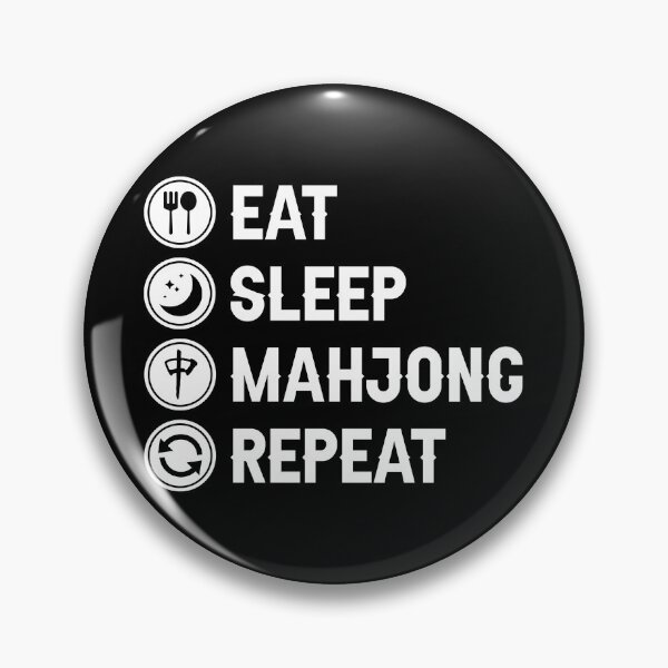 Item preview, Eat Sleep Mahjong Repeat  designed and sold by allysmar.