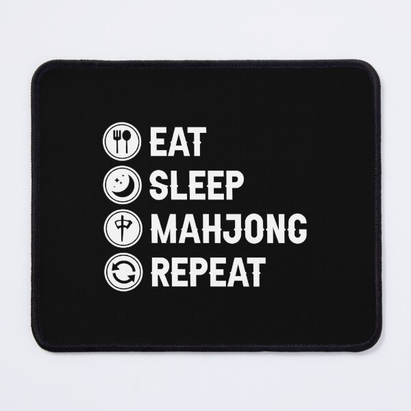 Item preview, Eat Sleep Mahjong Repeat designed and sold by allysmar.