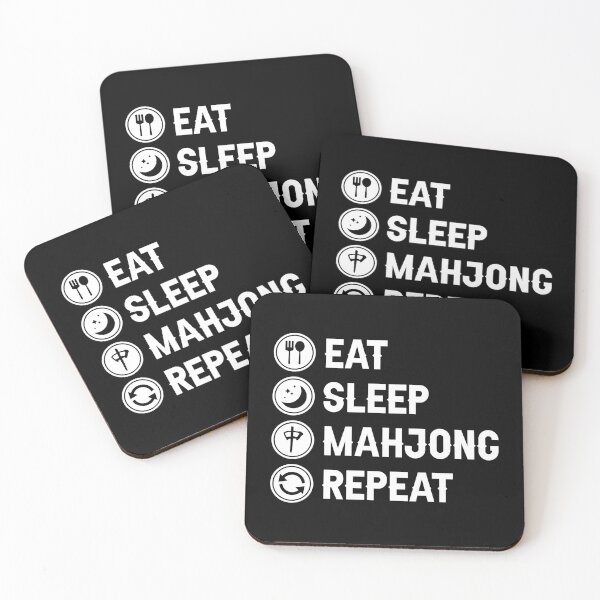 Item preview, Eat Sleep Mahjong Repeat  designed and sold by allysmar.