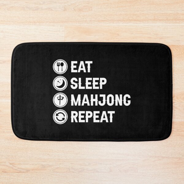 Item preview, Eat Sleep Mahjong Repeat  designed and sold by allysmar.