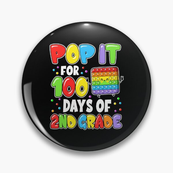 Item preview, 100th Day Of School Pop It 100 Days Of 2nd Grade Fidget Toy designed and sold by richardmatthew.