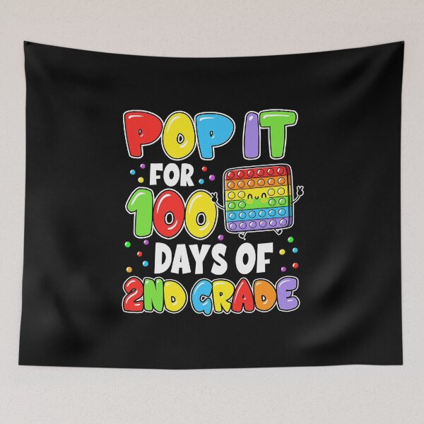 Item preview, 100th Day Of School Pop It 100 Days Of 2nd Grade Fidget Toy designed and sold by richardmatthew.