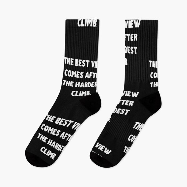Item preview, The Best View Comes After The Hardest Climb designed and sold by Crafty-Mornings.