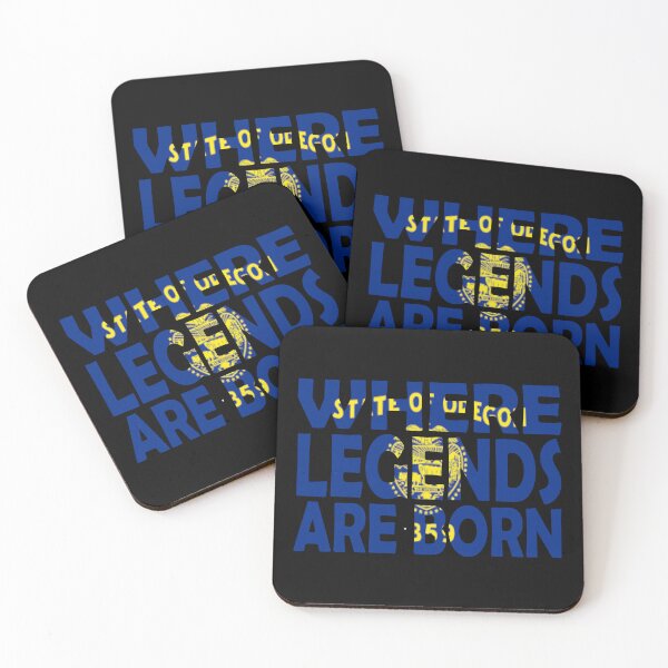 Item preview, Oregon Flag - Where Legends Are Born designed and sold by Quotes-I-Wear.