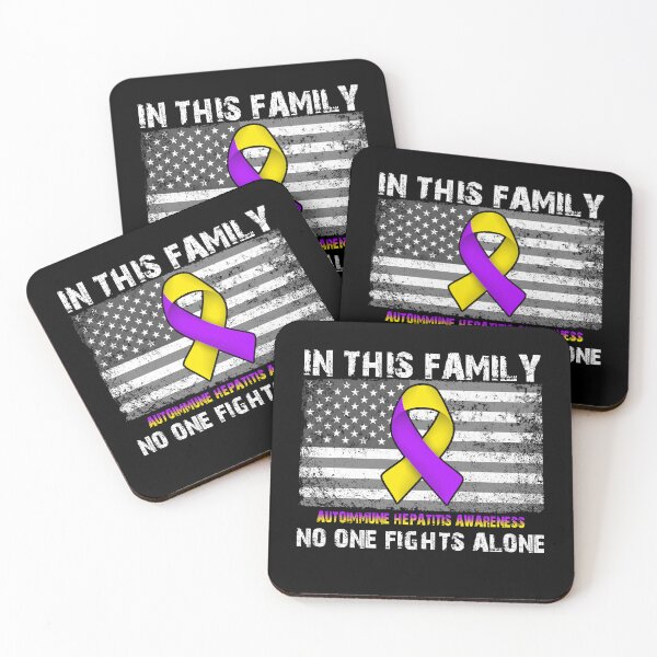 Item preview, American Flag Autoimmune Hepatitis Awareness No One Fights Alone designed and sold by Tammyilaria.