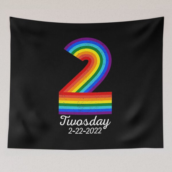 Item preview, Twosday 2-22-2022 Tuesday Teacher Student Rainbow Two Funny designed and sold by d247.