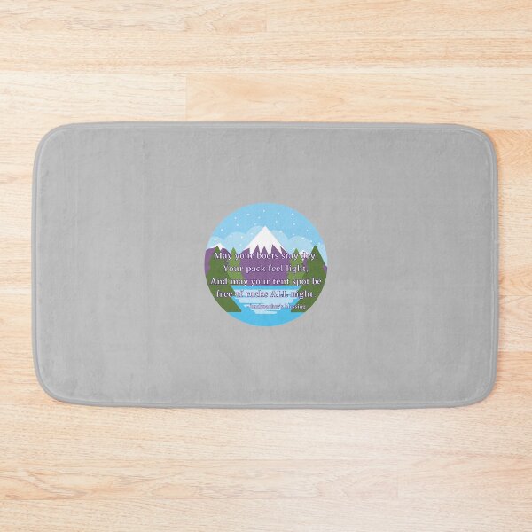 Item preview, Backpacker's blessing-hiking designed and sold by MotherOfBears.