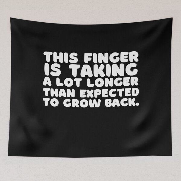 Item preview, Grow Back Finger, Amputation, Finger Amputee, Humor Amputee, Amputee, Amputee shirt, Amputee gift designed and sold by AmputTee.