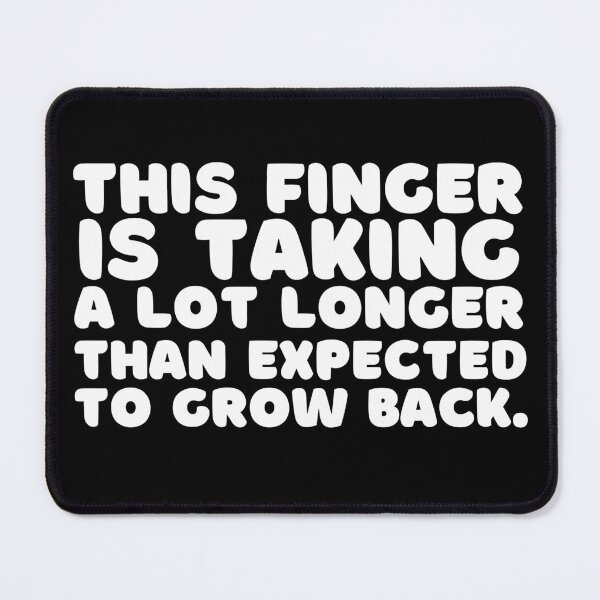 Item preview, Grow Back Finger, Amputation, Finger Amputee, Humor Amputee, Amputee, Amputee shirt, Amputee gift designed and sold by AmputTee.