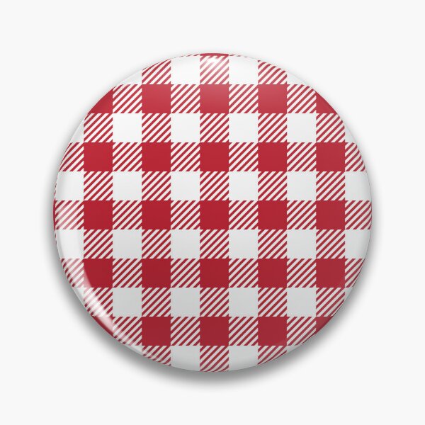 Item preview, Pretty Gingham Red and White Checked Square Pattern designed and sold by Moyanana.
