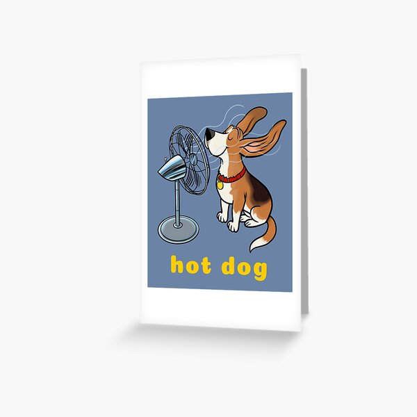 hot dog Greeting Card