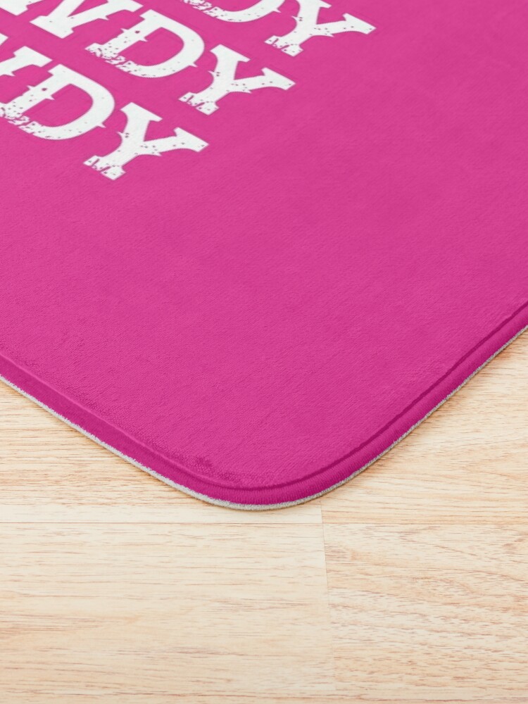 Disover HOWDY pink | Bath Mat