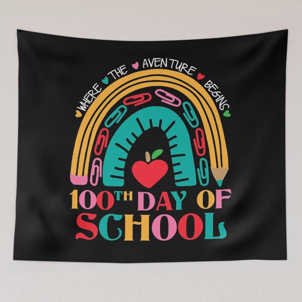Item preview, 100th Day Of School Teacher - 100 Days Smarter Rainbow  designed and sold by SamirBeydoun.