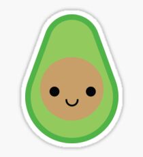 Happy Avocado: Stickers | Redbubble