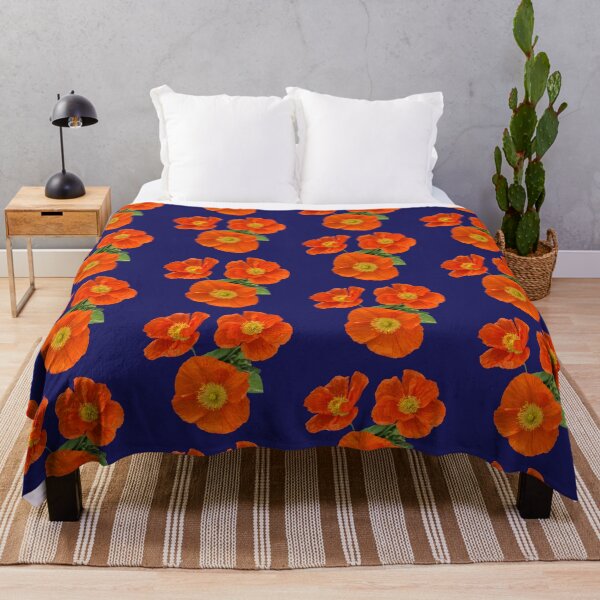 Item preview, Orange Poppy Flowers designed and sold by HoorayDesigns.
