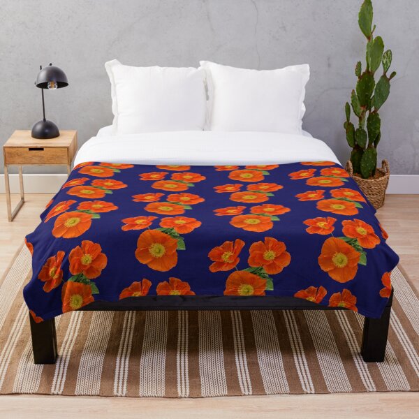 Item preview, Orange Poppy Flowers designed and sold by HoorayDesigns.
