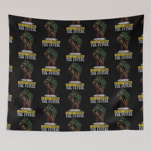Item preview, Black History Month Inspiring The Future Power Fist Hand designed and sold by R&BApparel.