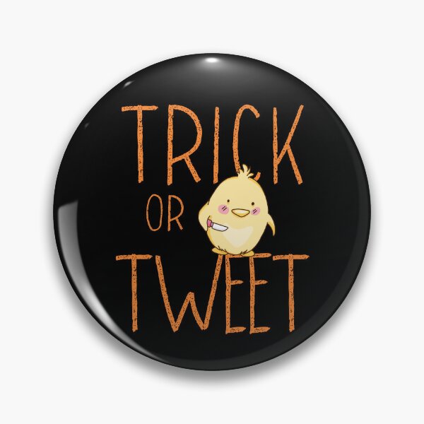 Artikelvorschau, Trick Or Tweet Funny Halloween Chicken Baby Chick Tweet Gear entworfen und verkauft von DynamicDesign.
