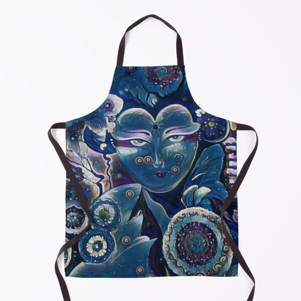 Item preview, A blue painting pf a chinese girl designed and sold by Maga Za.