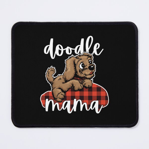 Item preview, Doodle Mama Goldendoodle Mom Buffalo Plaid designed and sold by GravitiTees.