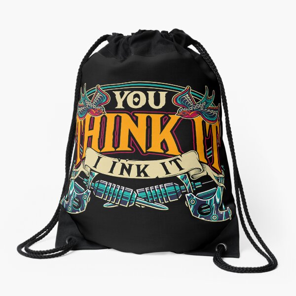 Tattoos Drawstring Bags for Sale