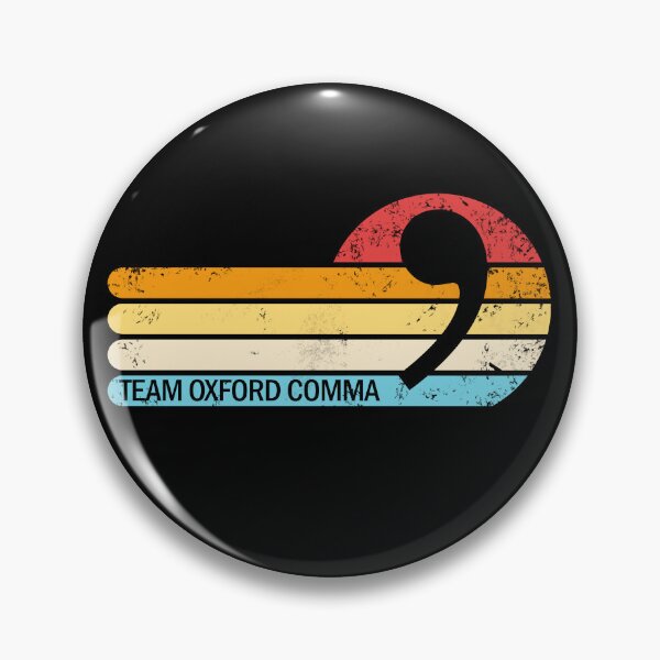 Item preview, Team Oxford Comma Retro Sunset Team Oxford Comma Gear designed and sold by DynamicDesign.