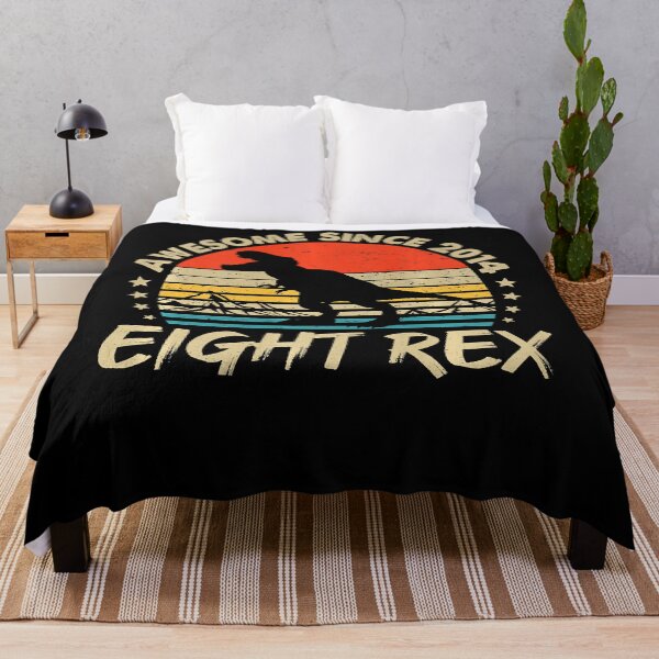 Item preview, Awesome Since 2014 Dinosaur T Rex 8 Year Old 8th Birthday designed and sold by PedroxFigueroa.
