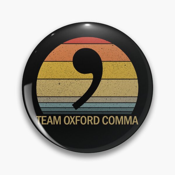 Item preview, Team Oxford Comma Retro Sunset Team Oxford Comma Gear designed and sold by DynamicDesign.