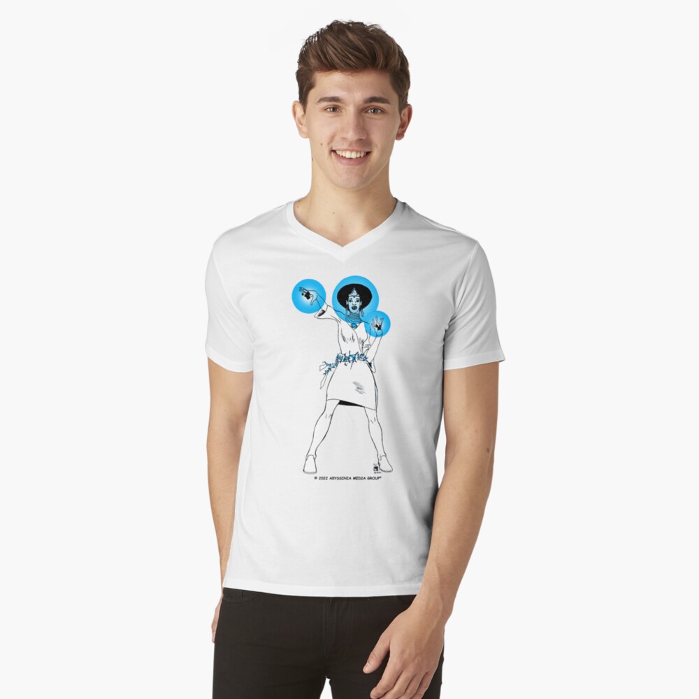 Item preview, V-Neck T-Shirt designed and sold by cjjuzang.