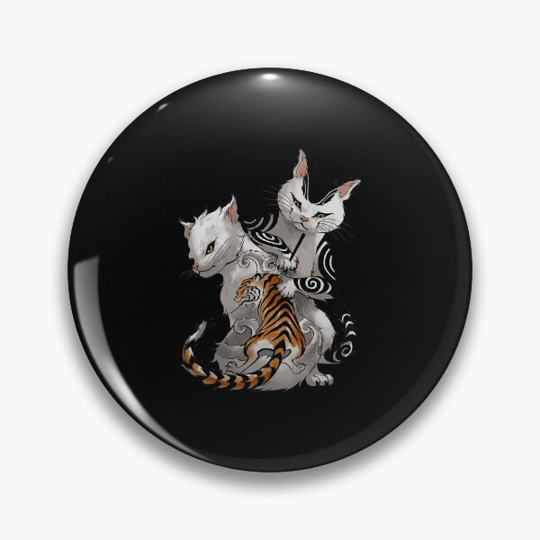 Item preview, Irezumi Cat Artist with Traditional Japanese Tattoo designed and sold by andrewbrian.