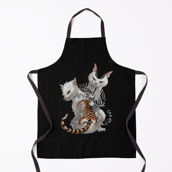 Item preview, Irezumi Cat Artist with Traditional Japanese Tattoo designed and sold by andrewbrian.