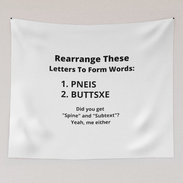 Item preview, Rearrange the words to see what you get... designed and sold by Kevin Lehner.