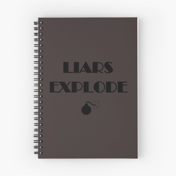 Item preview, Liars Explode Funny Sayings Quote Typography     designed and sold by MotoyashWeston.
