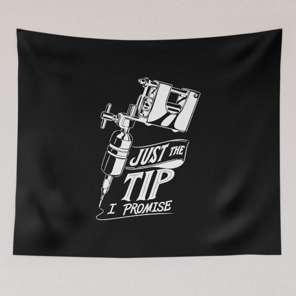 Item preview, Just The Tip I Promise - Funny Tattoo designed and sold by andrewbrian.