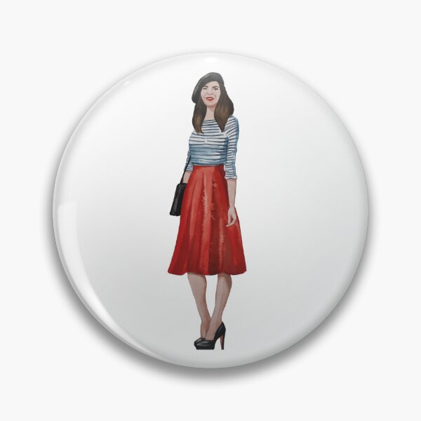 Item preview, Frenchwoman in a beret. Watercolor illustration designed and sold by colorful  art.