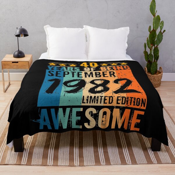Item preview, Born 40th Birthday September 1982 40 Years Of Being Awesome designed and sold by MichaelxHarvey.