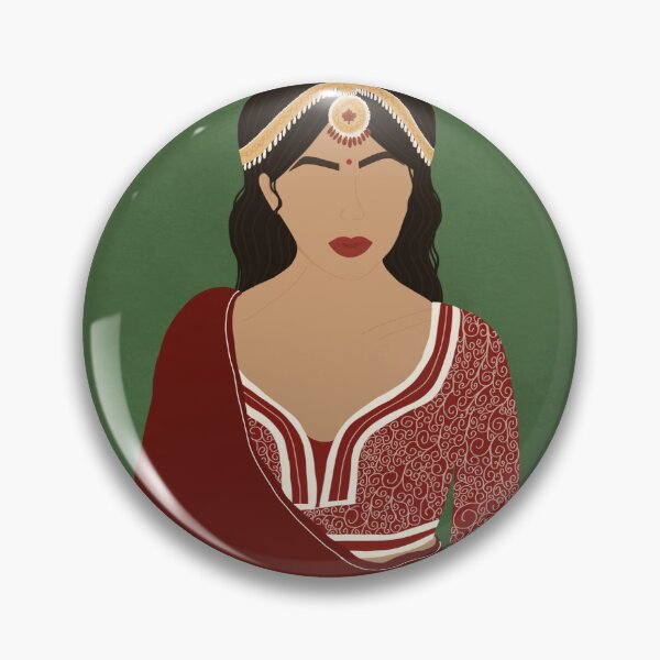 Item preview, Minimalist Indian Canadian Desi Woman  designed and sold by vdantesart.
