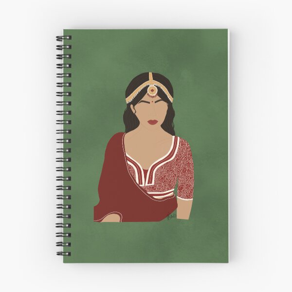 Item preview, Minimalist Indian Canadian Desi Woman  designed and sold by vdantesart.