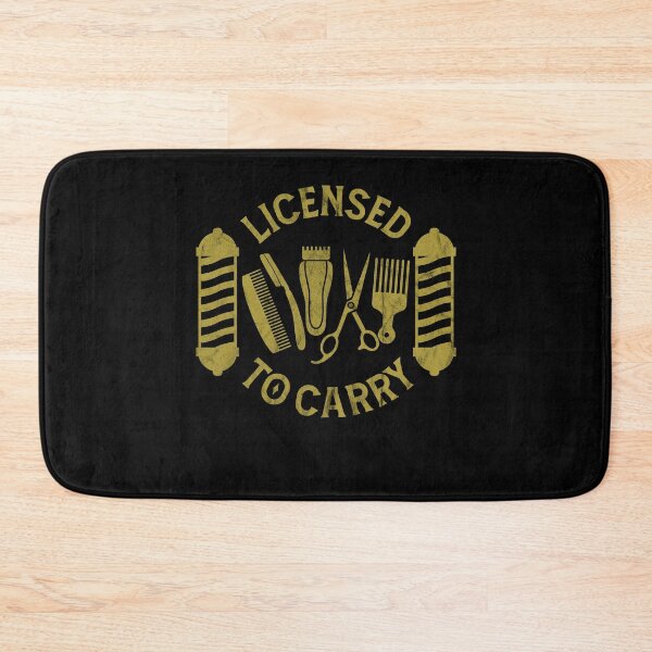 Item preview, Licensed To Carry Cool Barber Hairstylist Hairdresser Lover designed and sold by Dressed For  Duty.