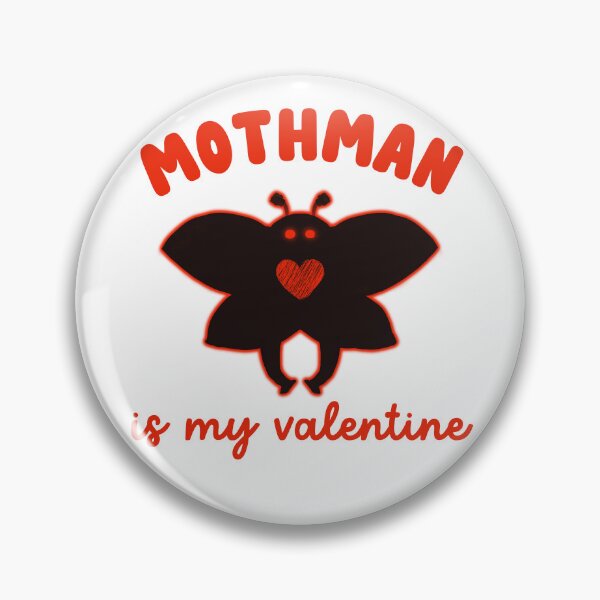 Item preview, mothman is my valentine designed and sold by goblinbabe.